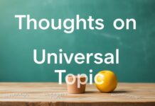 Evrensel Konular Üzerine Düşünceler Thoughts on Universal Topics