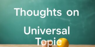 Evrensel Konular Üzerine Düşünceler Thoughts on Universal Topics