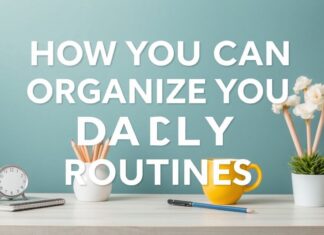 Günlük Rutinlerinizi Nasıl Düzenleyebilirsiniz How You Can Organize Your Daily Routines